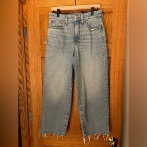 Madewell The Curvy Perfect Vintage Wide-Leg Crop Jean